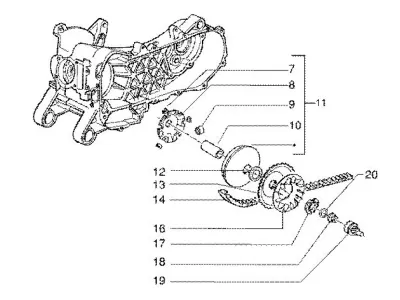 Variabel Riemenpulley