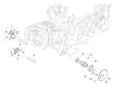 Fixation bras oscillant