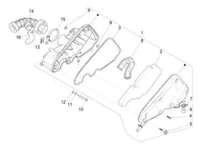 Air intake filter