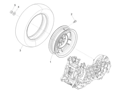 Rear wheel