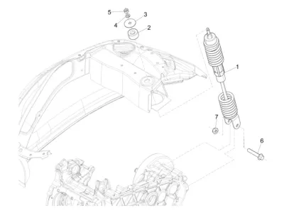 Rear shock absorber
