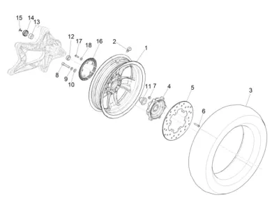 Rear wheel