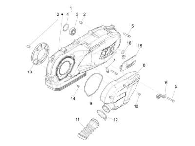 Couvercle carter moteur