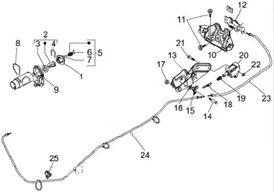 Lock set - ignition switch