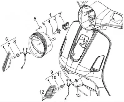 Headlight - indicator