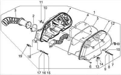 Air intake filter