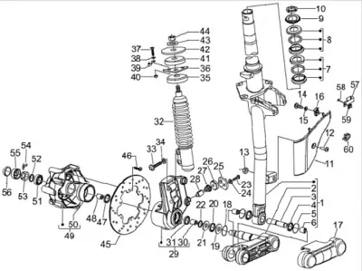Fork - steering set