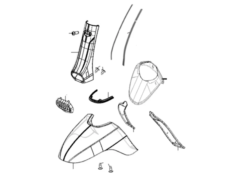 Front mudguard