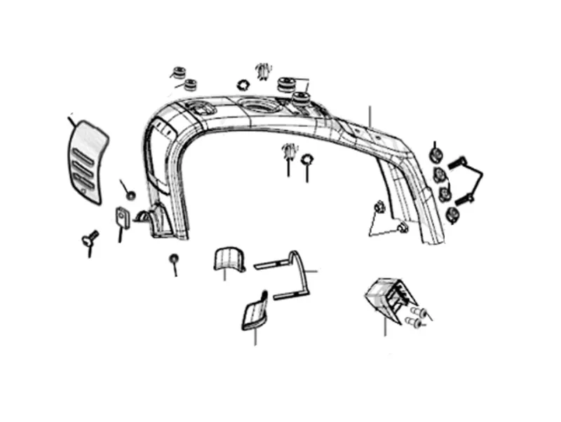 Upper frame part