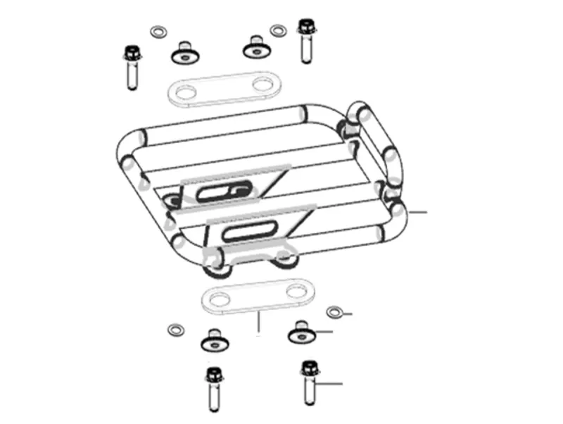 Rear luggage rack