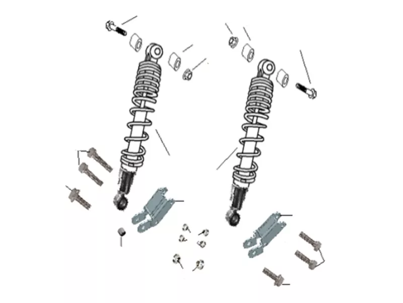 Rear shock absorber