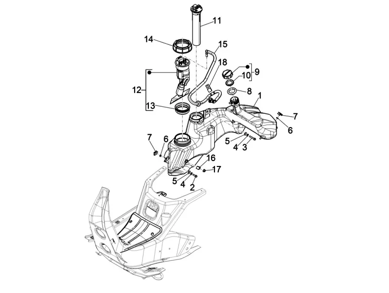 Serbatoio del carburante
