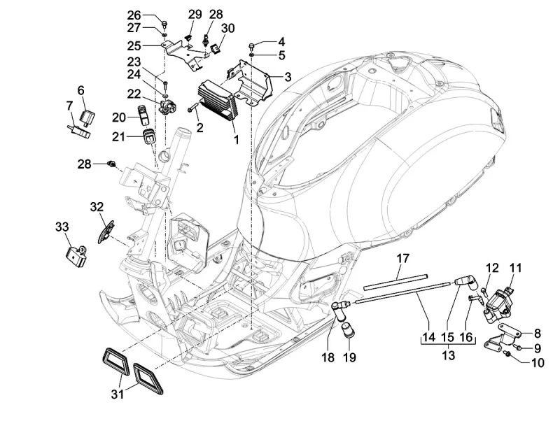 Regolatore di tensione e bobina di accensione