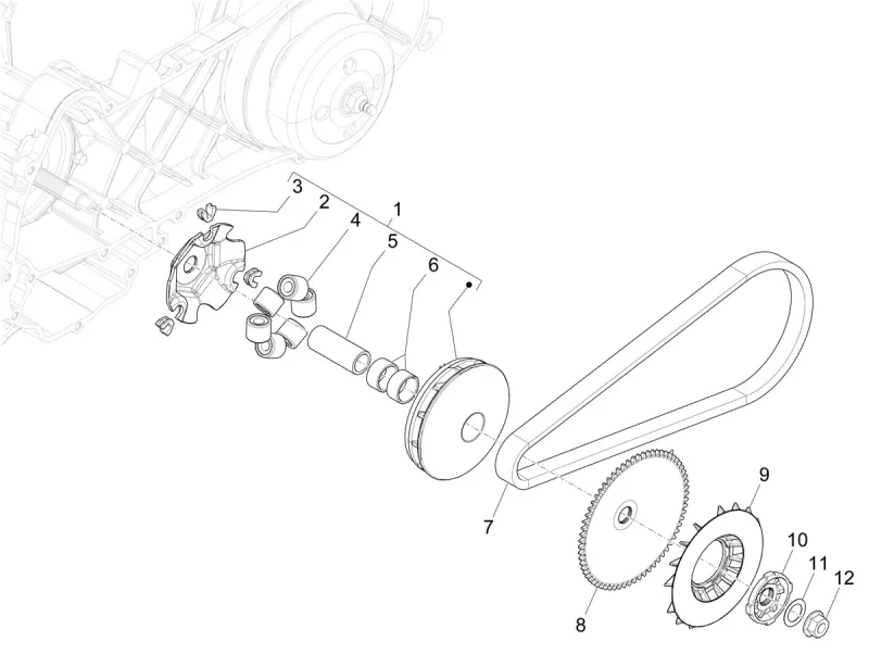 Variomatique et courroie trapézoïdale