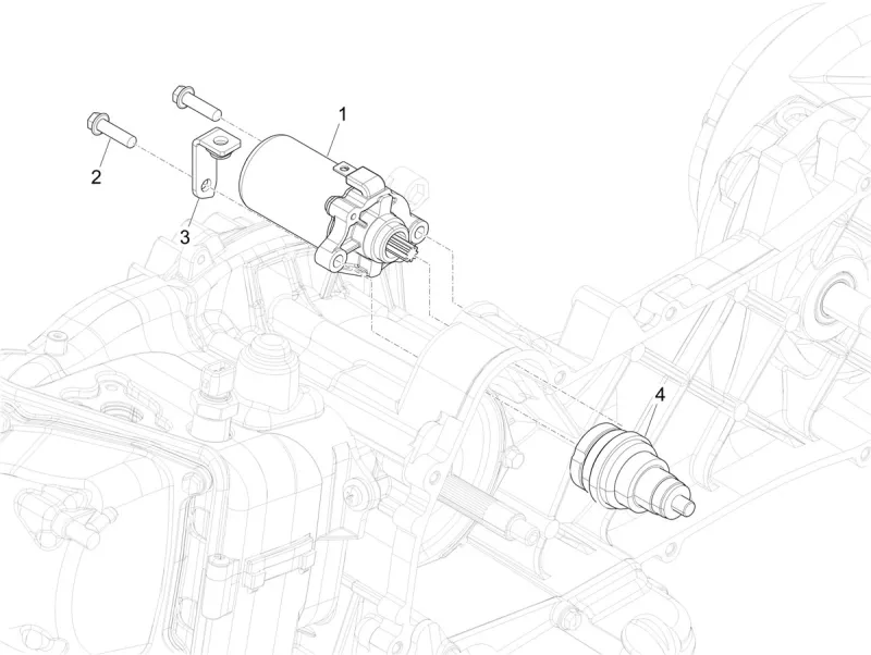 Moteur de démarrage
