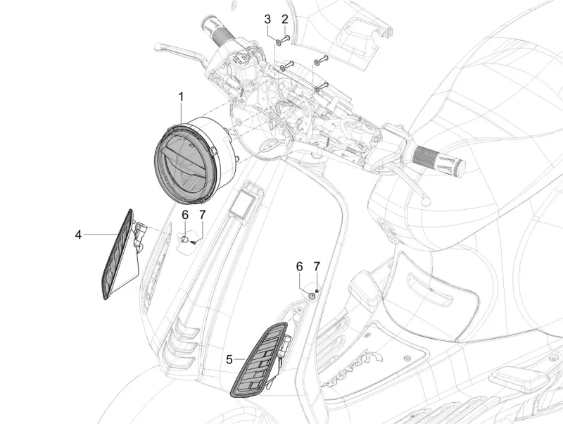 Clignotants avant et phares