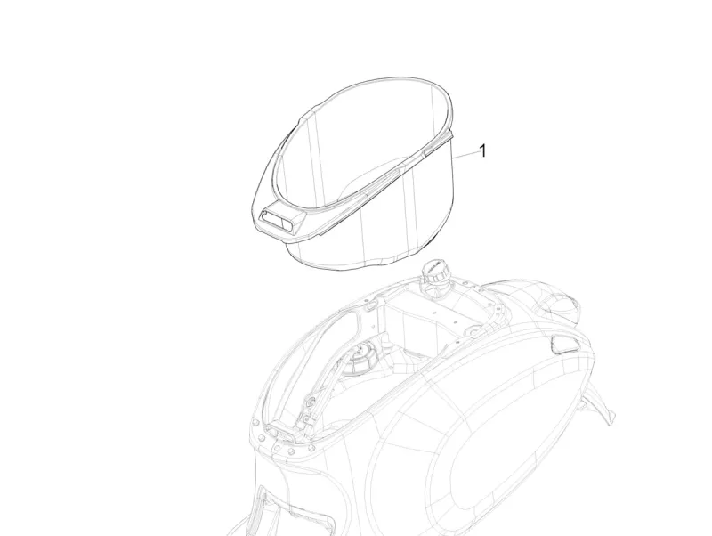 Scomparto per il casco