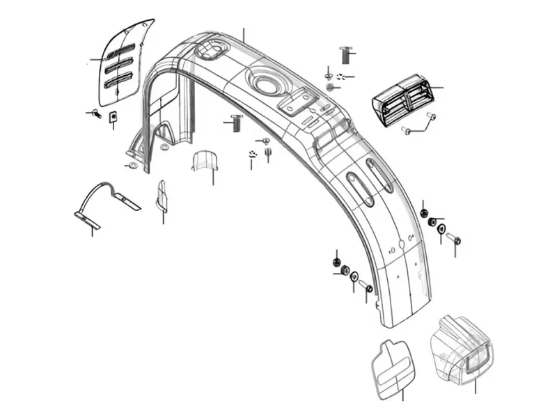 Upper frame part