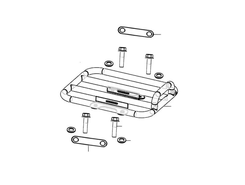 Rear luggage rack