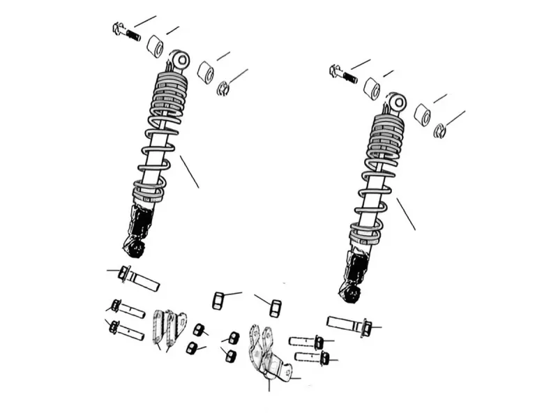 Rear shock absorber