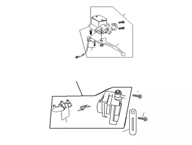 Rear brake system