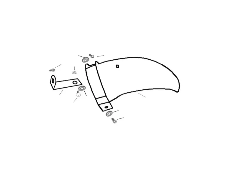 Guardabarros delantero