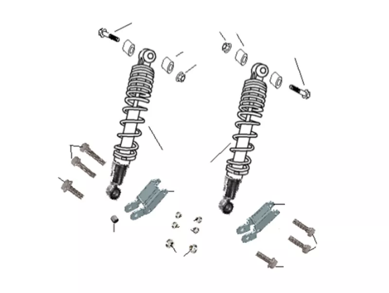 Ammortizzatore posteriore