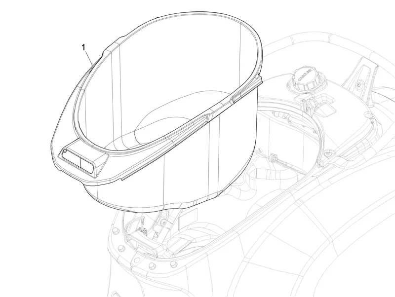 Compartiment pour casque