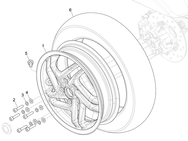 Roue avant