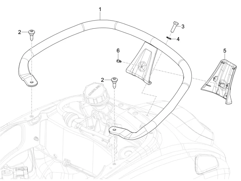 Portabagagli posteriore