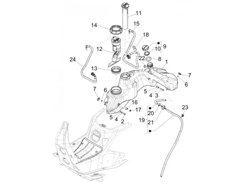 réservoir de carburant