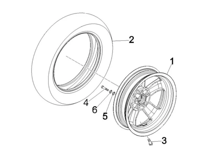 Roue avant