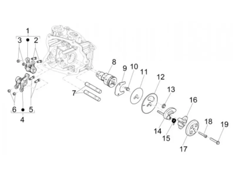 Support de levier oscillant