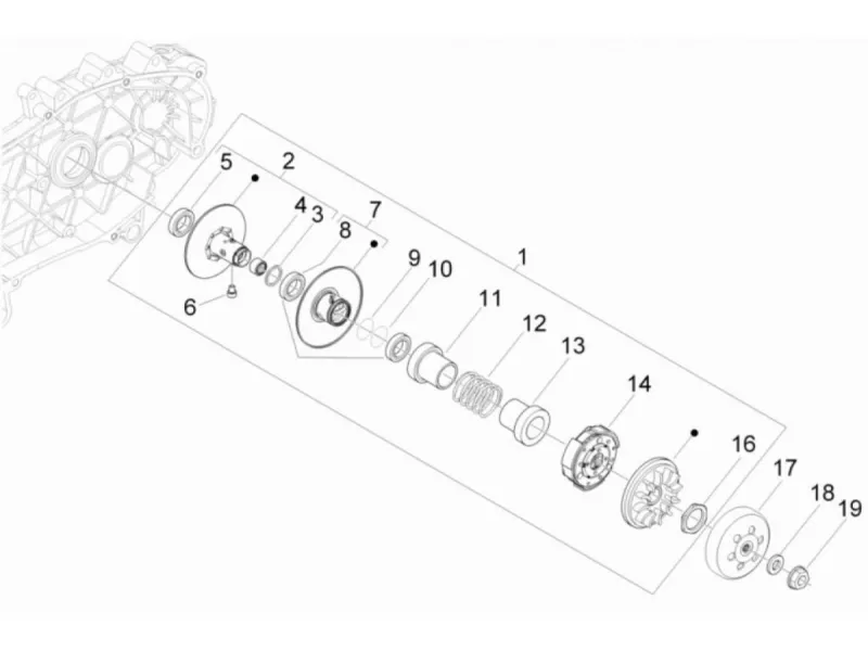 driven pulleys