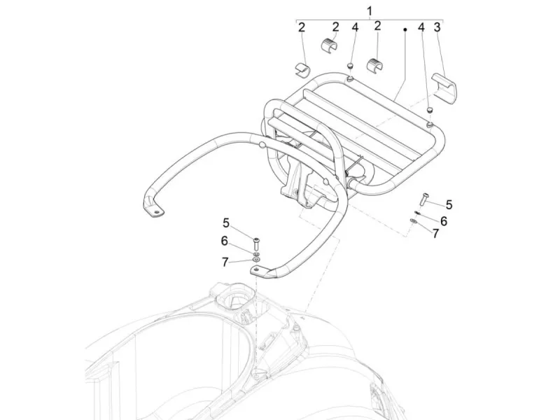 Gepäckträger hinten