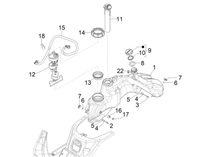 Serbatoio del carburante