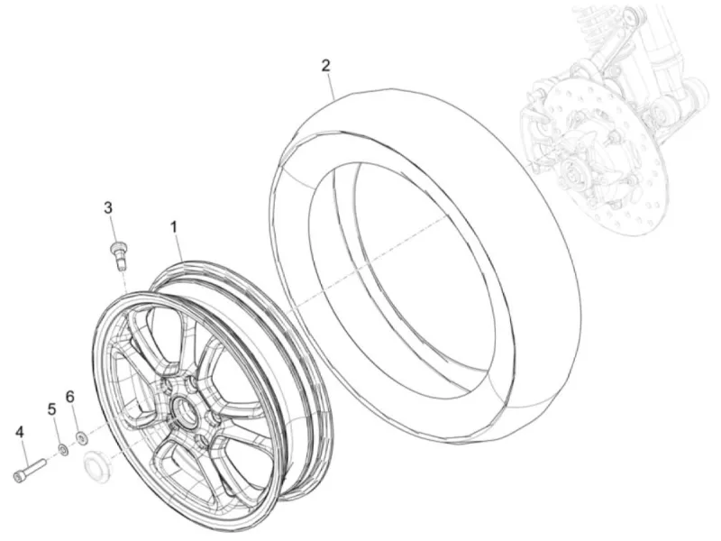 Front wheel