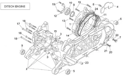 Engine casing