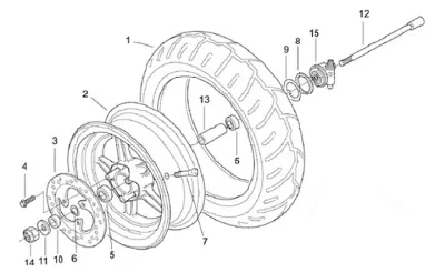 Front wheel