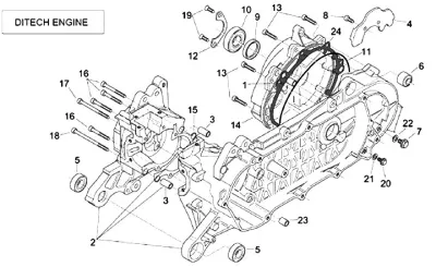 Engine casing