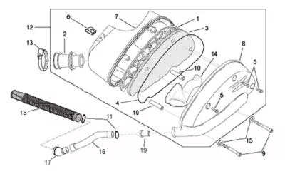 Air intake filter