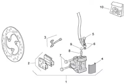 Front brake system (Grimeca)