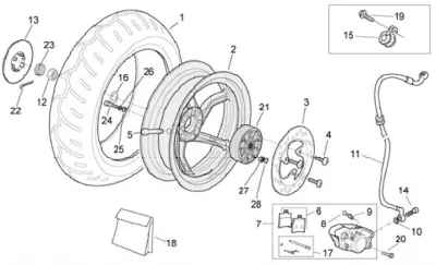 Rear wheel