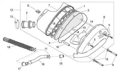 Air intake filter