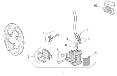 Front brake system (Heng Tong)