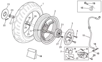 Rear wheel