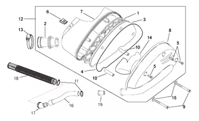 Air intake filter