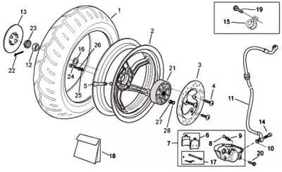 Rear wheel