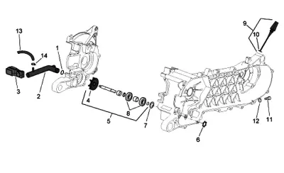 Water pump drive