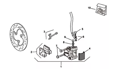 Front brake system (Heng Tong)